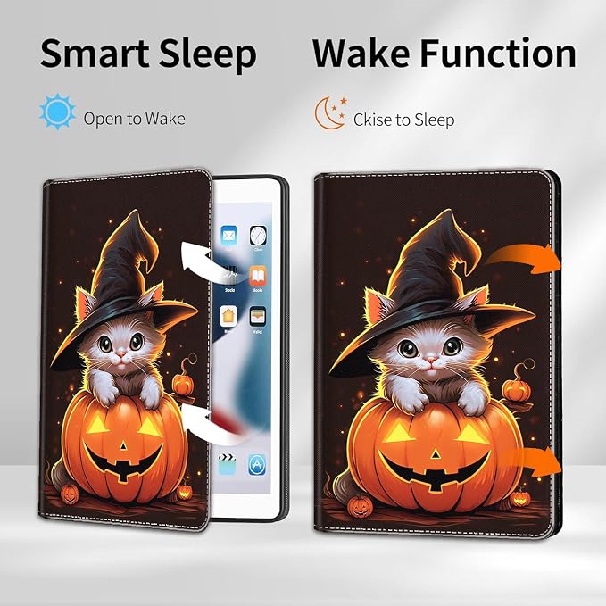 Case for iPad Pro 11 Inch 2022/2021/2020/2018 iPad Air 5th / 4th Gene 10.9 Inch (2022/2020) - Slim Fit Standing Cover with Auto Sleep/Wake，Astronaut Guitar