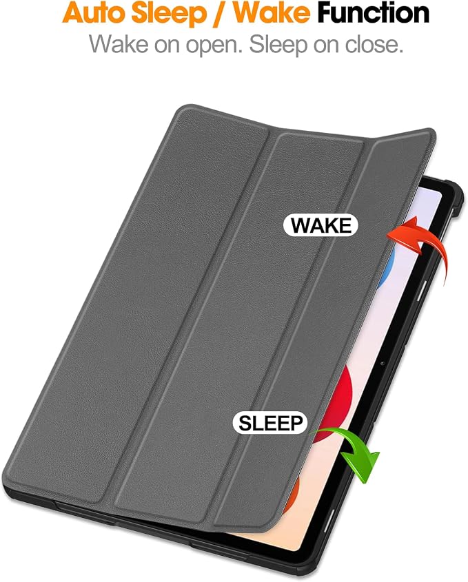 for Redmi Pad 2 Pro 12.1 Casehigh qualit Hard Shell LightweightQuality PUScratch ResistantBlack for Tablet 12.1 inch-Grey
