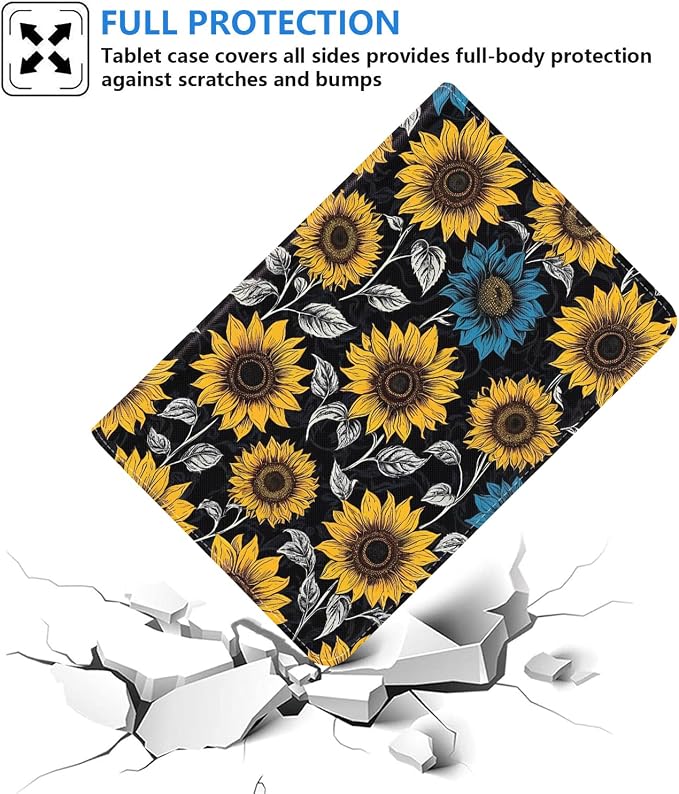 Case for iPad 6th/5th Generation (2018 2017 Model 9.7 Inch) iPad Air 2/Air 1 (9.7 Inch) Slim PU Leather Stand Folio Cover with Auto Wake Sleep African Woman Wolf