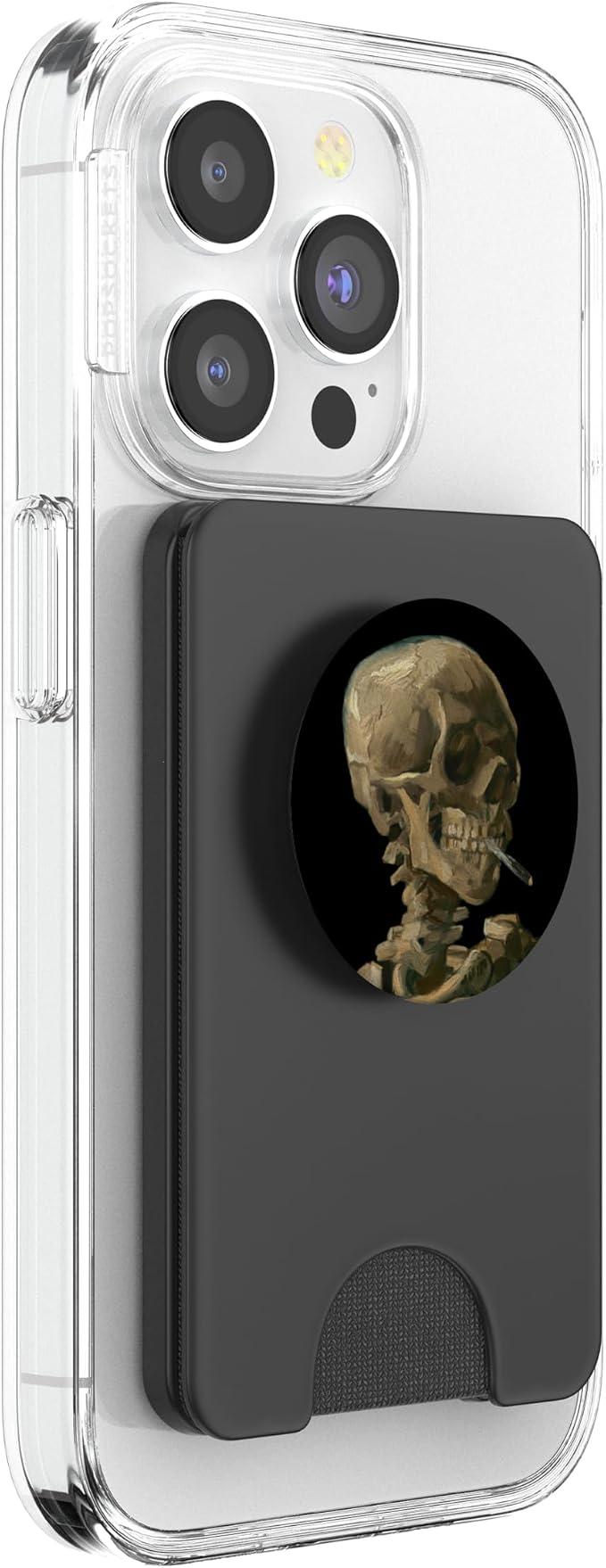 Vintage Van Gogh Skull-Van Gogh Head of A Skeleton Halloween PopSockets Adhesive PopGrip