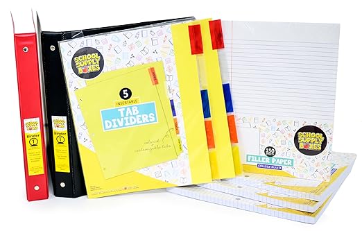 School Supply Boxes Mega Back to School Bundle | Case (2 Boxes) - 474 Pieces per Box Back to School Essentials | Includes ALL of Your Back to School Needs