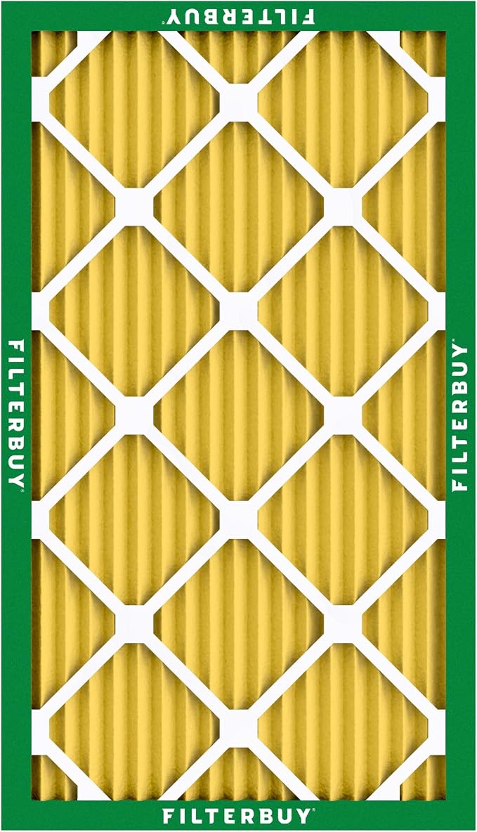 Filterbuy 13.5x29.5x1 Air Filter MERV 11 Superior Pet & Allergy Defense