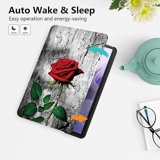 for 10.1 Amazon Fire HD 10 Tablet (13th Generation 2023 Release)PU Leather Multi-Angle Anti Slide Stand Cases with Auto Wake/SleepAnimals Dog Paws Galaxy