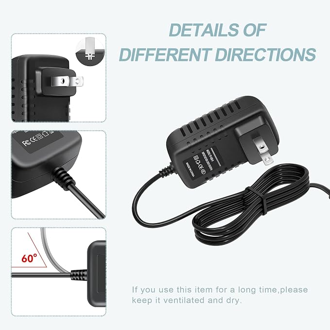 6V AC Adapter for Iridium Satellite Phone 9505a/9555 Wall Charger Power Supply