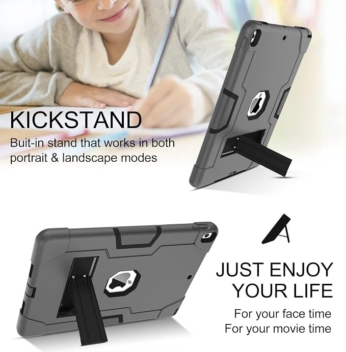 BENTOBEN for iPad Air 3 2019 Case iPad Pro 10.5 2017 Case 3 Layers Heavy Duty Rugged Shockproof Kickstand Sturdy Protective Tablet Cover for iPad Air 3rd Generation/iPad Pro 10.5 2017 Black