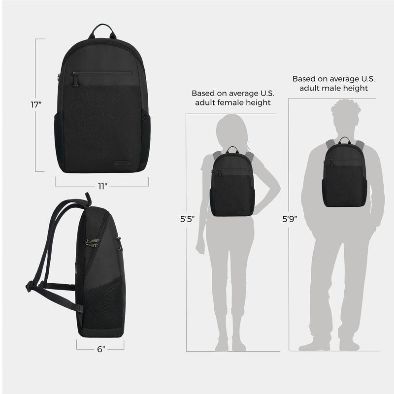 Travelon Anti-Theft Metro Backpack with RFID blocking pouch