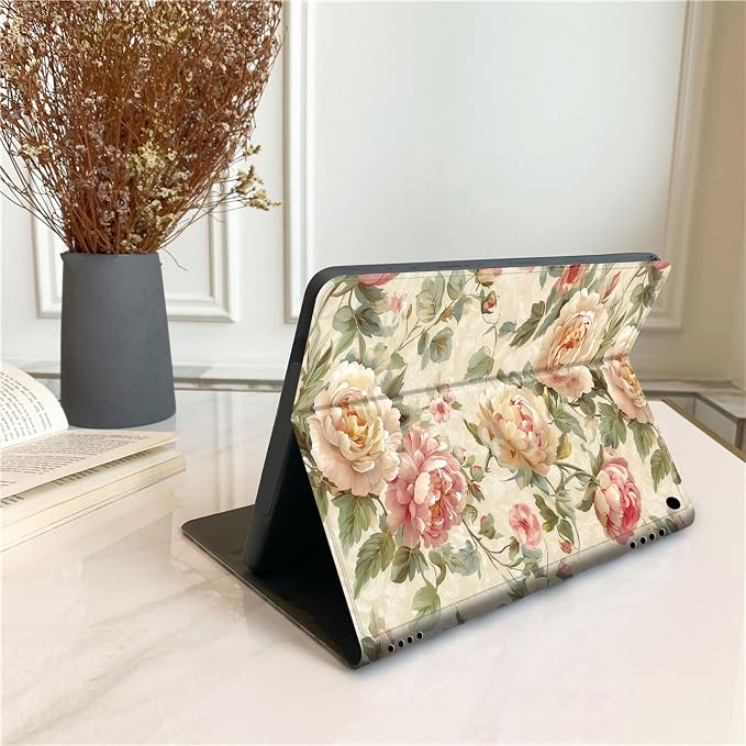 DEGDFSGR for Amazon Fire HD 10 Tablet 10 Plus Tablet Case (13th/11th Generation 2023/2021 Release) with Adjustable StandAuto Sleep/Wake for Kindle Fire 10 Case 10.1 inchAmerican Flag Sunflower Cross
