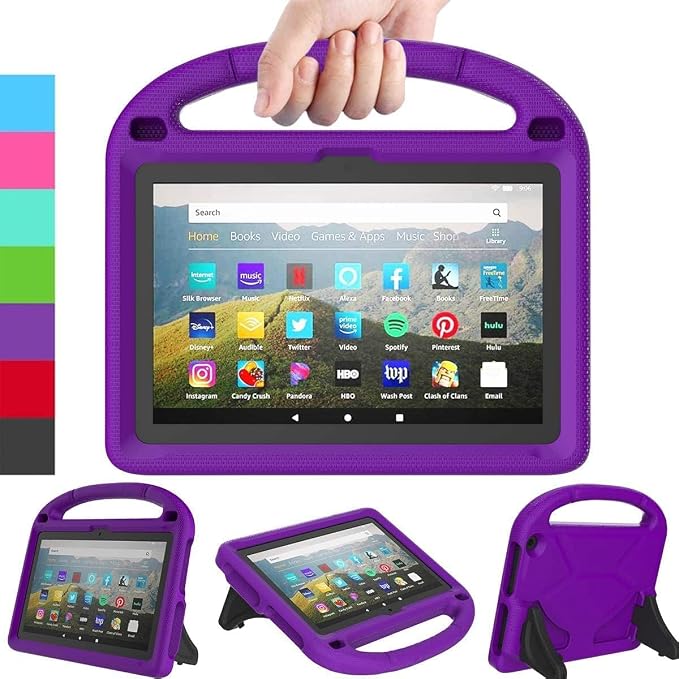 Kids Case for New 10-inch Tablet 2023 Lightweight Shockproof Kids Friendly Full Cover with Handle Kickstand