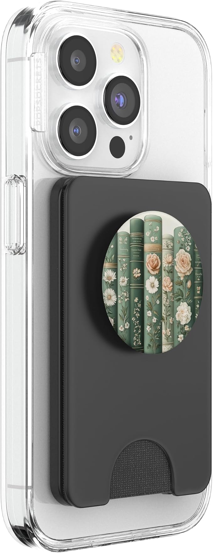 Book Reading Flower Lover Bookworm Tropical Garden PopSockets PopWallet for MagSafe