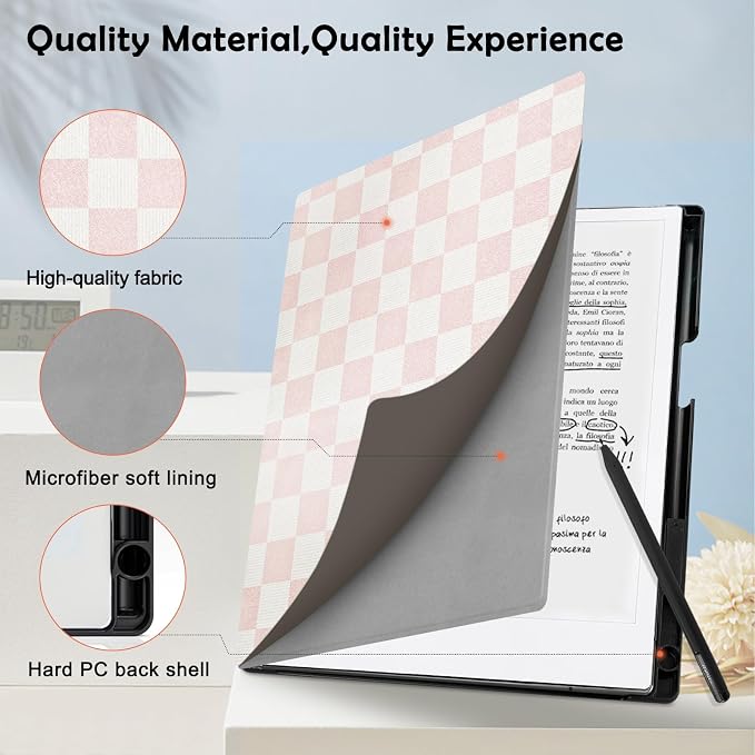 Case for Remarkable 2 Paper Tablet 10.3 2020 ReleasedLightweight and Hard Back Shell Protective Book Folio Cover with Built-in Pen HolderComes with Remarkable 2 Pen Tips.