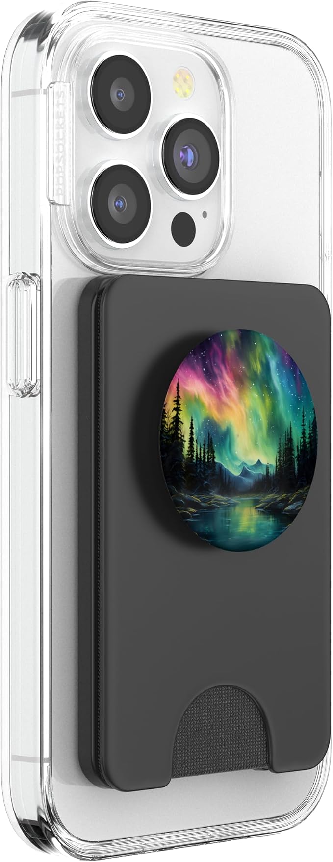Northern Lights Aurora Borealis | Forest Stars PopSockets Adhesive PopGrip