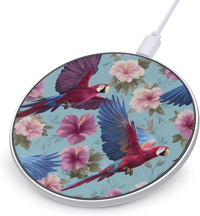 Colorful Parrot Wireless Charger Portable Charging Pad | LightweightAll Smartphone