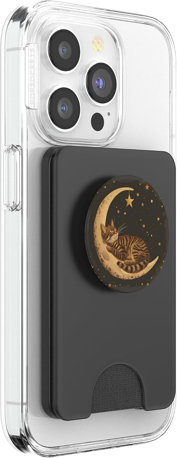 Brown Tabby Cat Sleeping PopSockets PopGrip for MagSafe