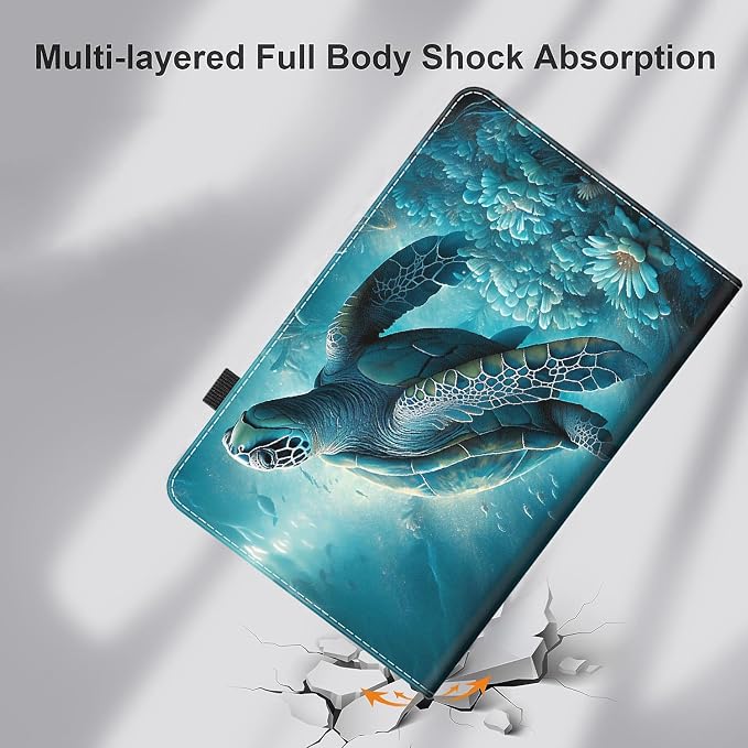 Case for Amazon Kindle Fire Max 11 Case (13th Gen 2023 Release) 11，Slim Fit Foldable Standing Cover Case with Auto Sleep/Wake for Fire 11 Max Tablet，Skull and Fire