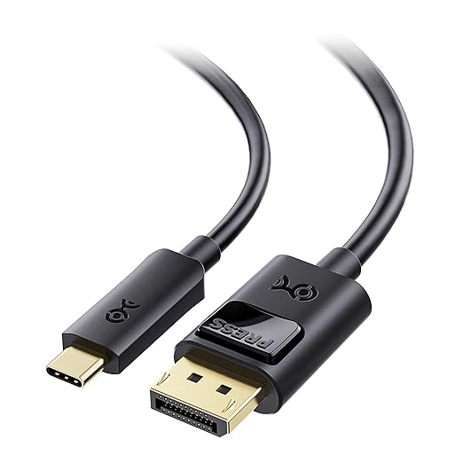 Cable Matters Unidirectional USB C to DisplayPort 1.4 Cable 10ft | 8K@60Hz / 4K@240Hz Not for Portable USB C Monitors Thunderbolt 4 to DisplayPort Cable