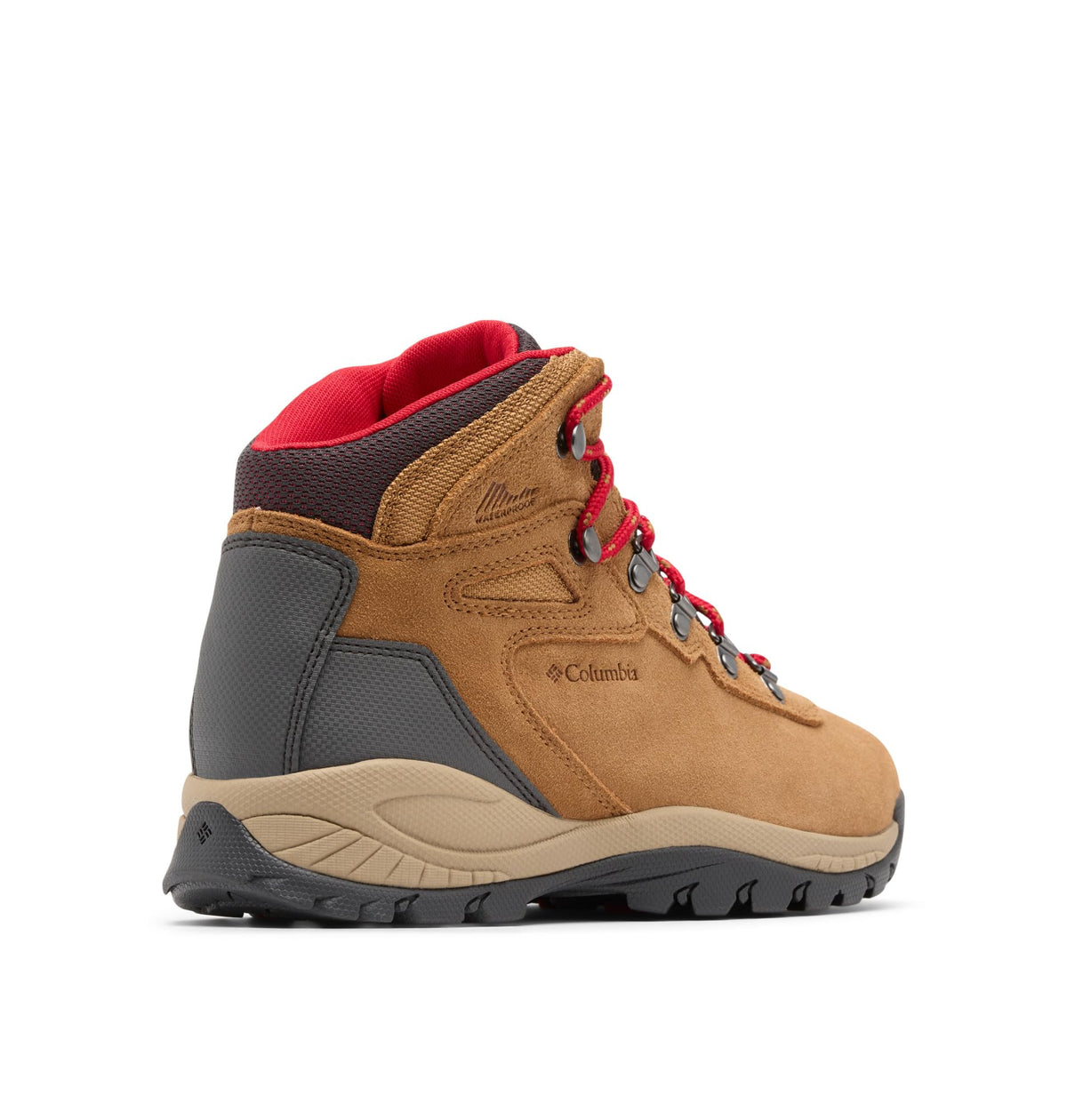 Columbia Women's Newton Ridge Plus Waterproof Amped, 2024 Elk/Mountain Red, 10