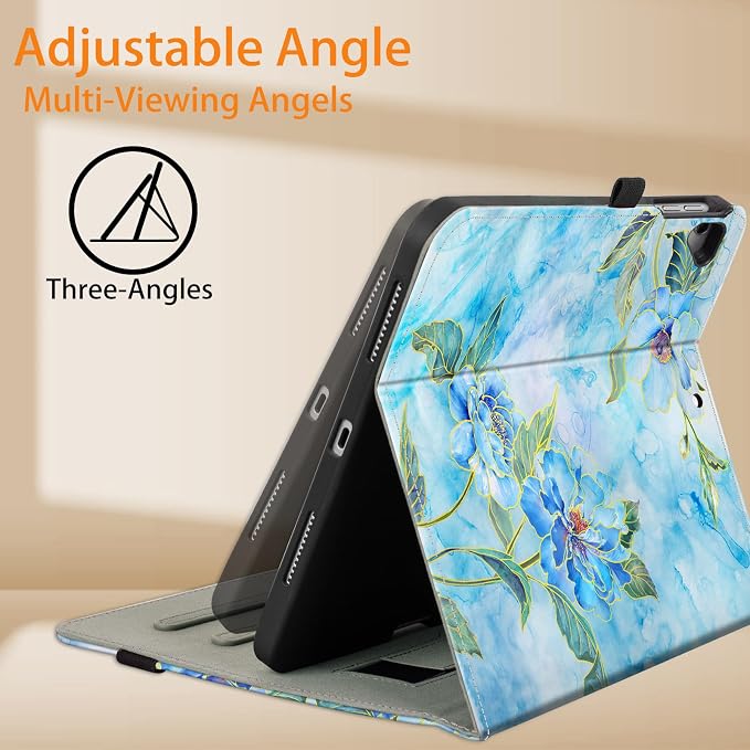 Vimorco for iPad Air 3rd Generation Case Leather iPad Pro 10.5 inch Cover | for iPad 9th/8th/7th Generation Case 10.2 Inch with Pocket&ampPencil Holder&ampHand Strap&ampMulti-Angle Animal Party