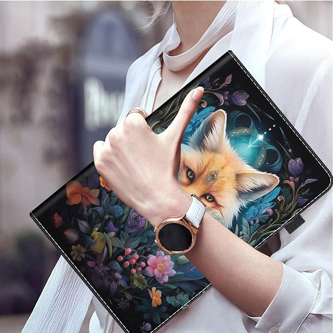 Case for All-New Amazon Fire HD 10 and 10 Plus Tablet (13th/11th Generation 2023/2021 Release) 10.1 - Slim Fit Standing Cover with Auto Sleep/Wake，Wolf