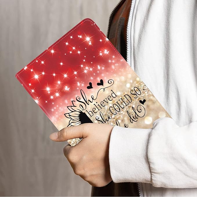 Case for Samsung Galaxy Tab S10 Lite/ S10 FE/ S9 FE 5G 10.9 Inch/ S9 11 Inch - Slim PU Leather Folding Stand Folio Cover with Auto Sleep/Wake American Flag &amp Bullets