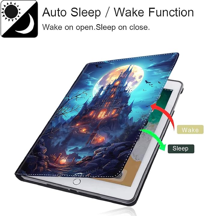 Case for New iPad (A16) 11th Generation 11 Inch 2025for iPad 10th Generation 2022 10.9 Inch Multi-Angle Stand Smart Cover Shockproof with Auto Wake/Sleep ，Starry Sky