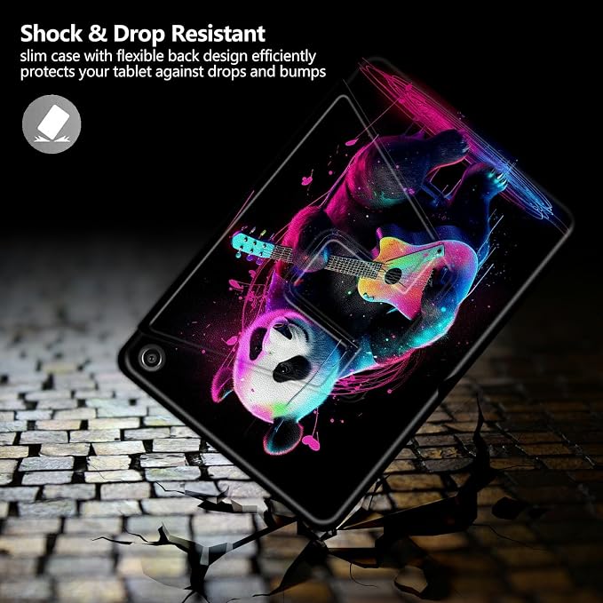 Astronaut Mushrooms Pattern Case for iPad 10.2 iPad 9th Generation 2021/ iPad 8th Generation 2020/ iPad 7th Generation 2019360 Degree Rotating Stand Protective Cover with Auto Sleep/Wake