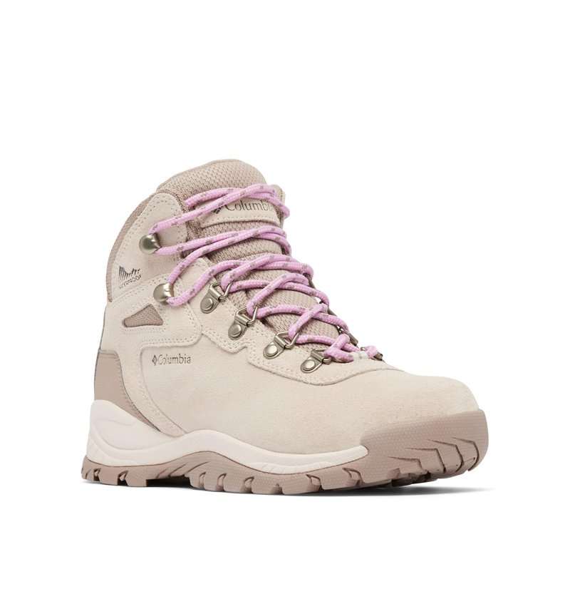 Columbia Womens Newton Ridge Plus Waterproof Amped, Dark Stone/Cosmos, 11 Wide