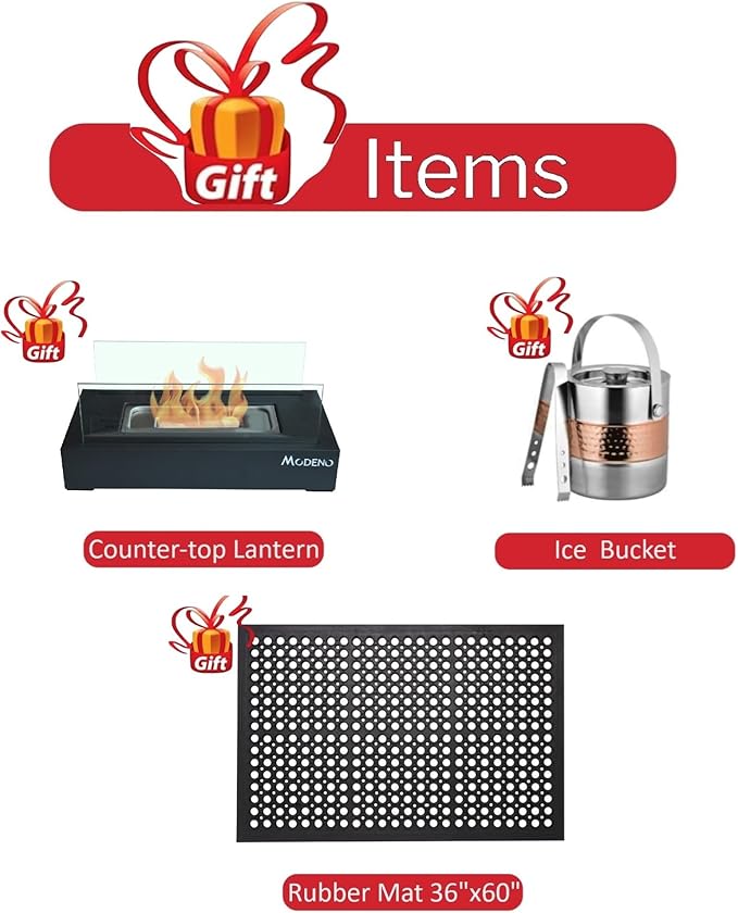 Elementi+ | Bundle Colorado Gas Fire Pit Cast Concrete 56" Rectangular Fire Table | Electronic Ignition | Canvas Cover, Fire Glass and Burner Lid Included | Sunlight Yellow | Propane Gas
