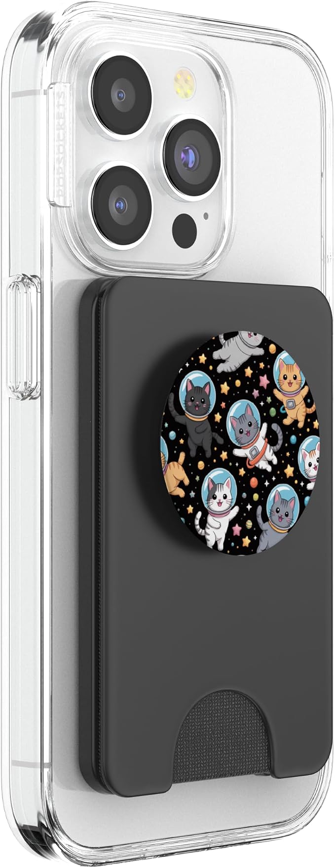 Space Planets Feline Animal Pet Kawaii Cat Astronaut PopSockets PopWallet for MagSafe