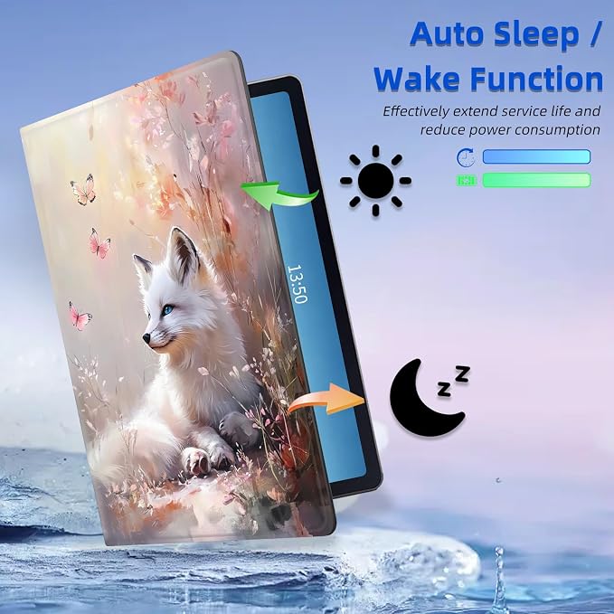 for Amazon Fire Max 11 2023 Release Table Case 11'' Rotating Auto Wake Sleep Leather Table Case for Amazon Fire Max 11 2023 Release Stand Bird Flowers Design for Woman Man