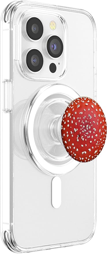 Mushroom Red Fly Agaric Amanita Nature Fungus Forest Design PopSockets Adhesive PopGrip