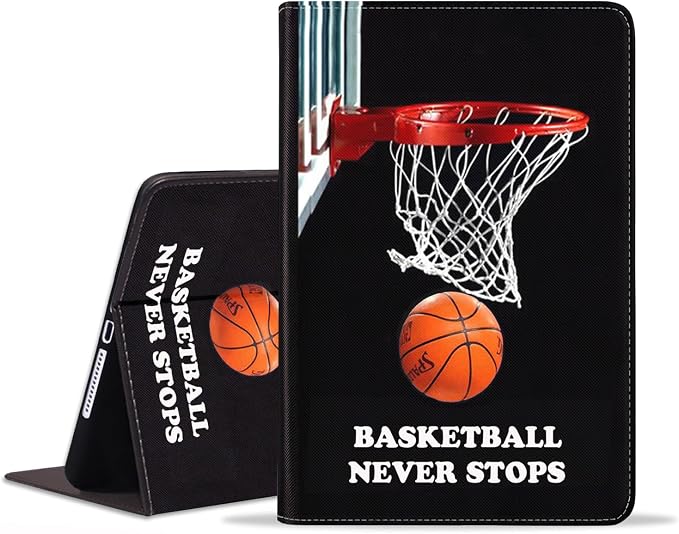 Case for Samsung Galaxy Tab A9 Plus 11 Inch 2023 Model (SM-X210/X216/X218) Premium PU Leather Stand Folio Cover with Auto Sleep/Wake Abstract Colorful Dog