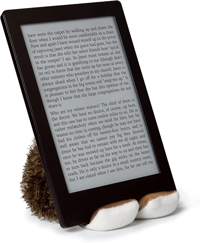 Plusheez Mobile Phone Holder | 2 in 1 Phone Stand with Micro Fibre Wipe | Screen Cleaner | Universal Phone Stand for Kids Children Adults | eReader/Kindle/Smartphone/Small Tablet Compatible (Bird)