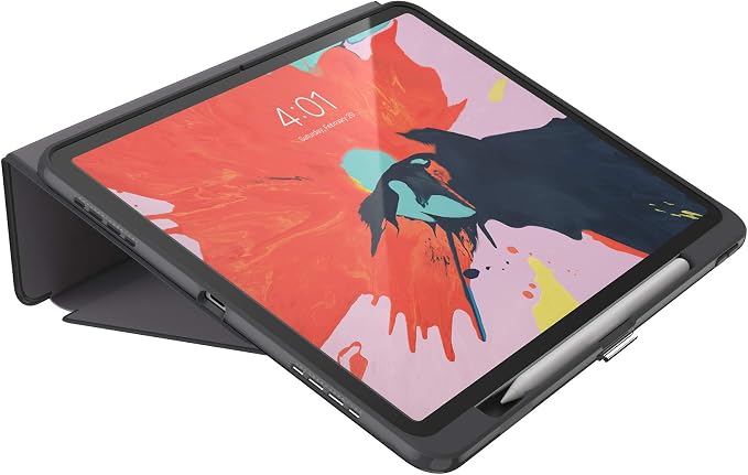 Speck Products Presidio PRO Folio 12.9-inch iPad Pro Case (2018) Filigree Grey/Slate Grey