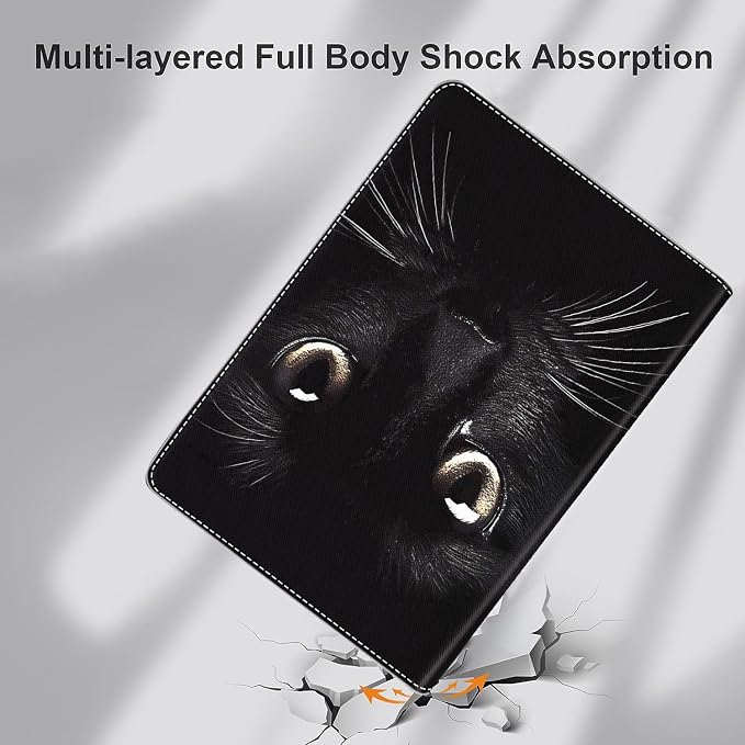Case for iPad Air 11 Inch Case M2 2024 iPad Air 6th Gen Case/iPad Air 5th Gen 2022/Air 4th 2020 10.9 Inch Slim Stand Protective Smart Cover Fit iPad Air Retro Moth