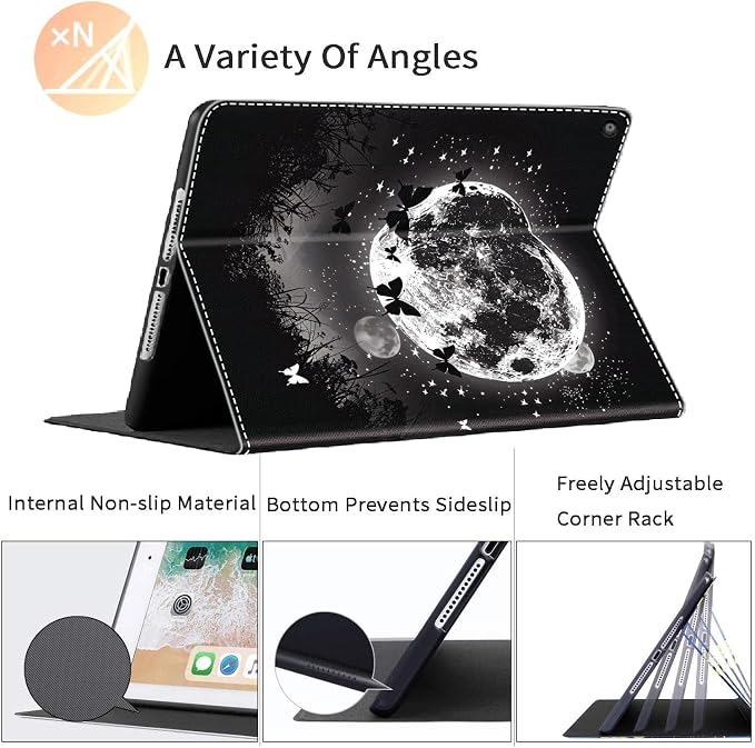 Case for iPad 10th Generation (2022 Release) 10.9 Inch Durable Shockproof Protective Cover for New iPad 10th gen 10.9 2022 Elephant Sunflower