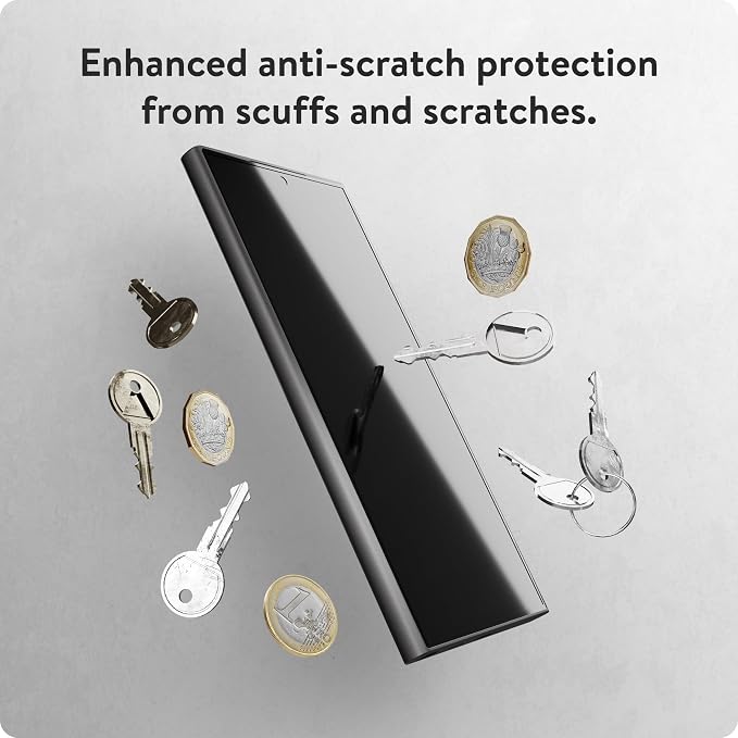 Mous - Resistant Tempered Glass Screen Protector for Samsung Galaxy S24 Ultra - 2 Pack | Mous - Resistant Tempered Glass Screen Protector for Samsung Galaxy S24 Ultra - 2 Pack