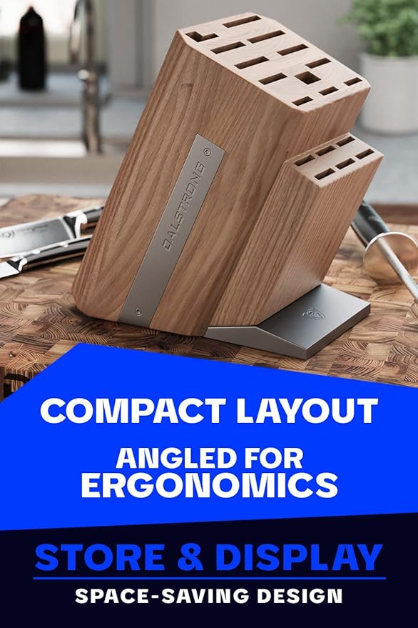 Dalstrong Universal Knife Block - 18-Slot American Ash Wood