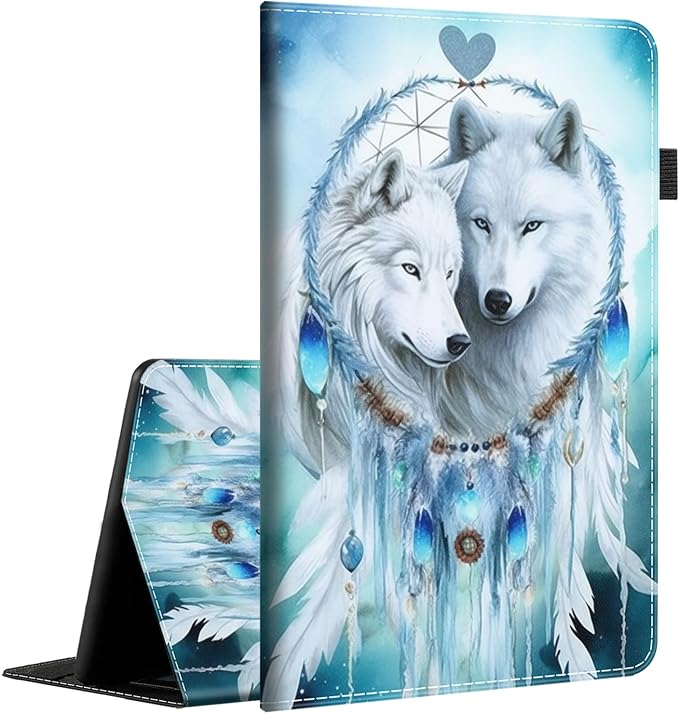 Case for Amazon Fire Max 11 Tablet (13th Generation 2023 Release) Multi-Angle Smart Stand Cover Auto Sleep/Wake for Fire 11 Max Tablet，Wolf