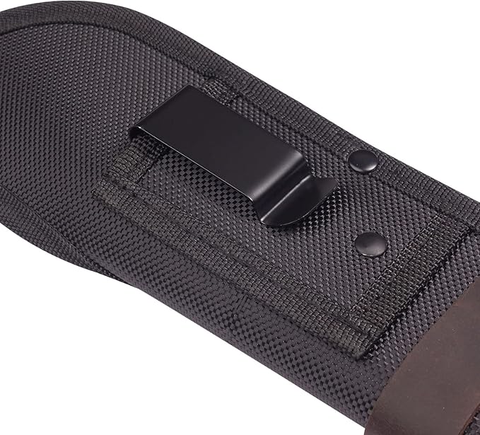 Machete for Cutting Trees Heavy Duty with Sheath for Yard Work Controlled Chopping, Cutting, Gardening, Camping and Bushcraft
