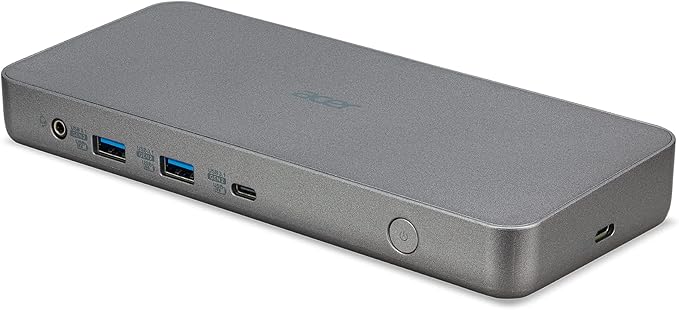 Acer 15 in 1 USB Type-C Docking Station Certified by Google, up to 3 Monitors (2 x HDMI + 2 x DP), 65W PD Power, 7 USB Ports, RJ45 Ethernet, Dock for All Chromebooks - Acer, Dell, HP, Lenovo, ASUS