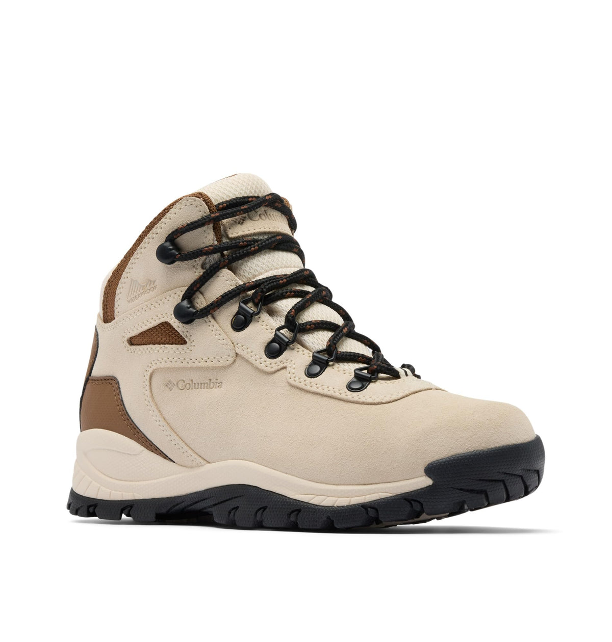 Columbia Women's Newton Ridge Plus Waterproof Amped, Natural/Nutmeg, 10 Regular