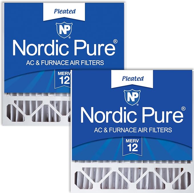 Nordic Pure 20x20x5 Honeywell/Lennox Replacement MERV 12 Air Filters 2 Pack