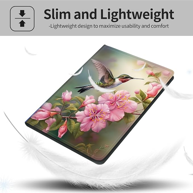 Case for iPad (A16) 11th Generation 11 Inch (2025)iPad 10th Generation 10.9 Inch (2022)PU Leather Slim Standing Smart Coverwith Auto Sleep/WakeBall on Fire