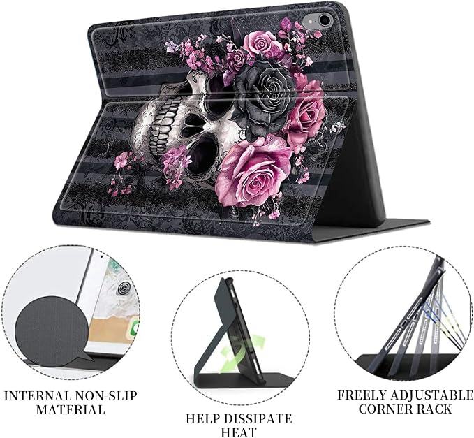 Case for iPad (A16) 11th Generation 11 Inch 2025/ iPad 10th Generation 10.9 Inch 2022 CaseHybrid Slim Multi-Angles Stand Auto Wake/Sleep Cover-Beach Sunset