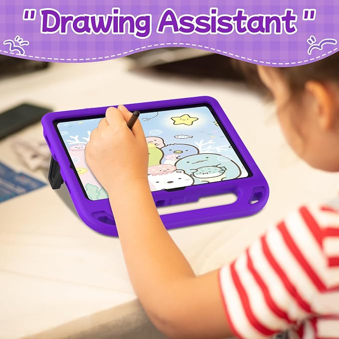 BMOUO Kids Case for Samsung Galaxy Tab A11+ Plus 11” 2026/A9+ Plus 2023 11 inch Tablet with Screen Protector Shockproof Lightweight Stand Handle Galaxy Tab A11 Plus/A9 Plus Case for Kids Black