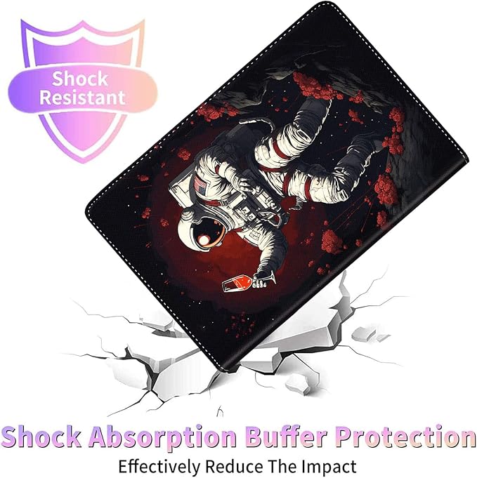 Case for Galaxy Tab A9 Plus ， Auto Sleep/Wake Multi-Angle Viewing Slim Folio Stand Cover for Samsung Galaxy Tab A9+/A9 Plus 11 Inch 2023 (SM-X210/X216/X218) Magic Mushrooms Fungus