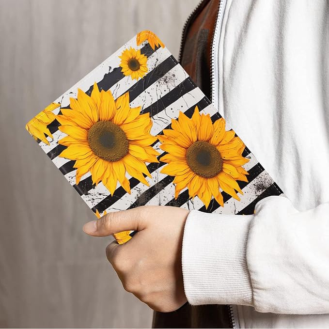 Case for Samsung Galaxy Tab S10 Lite/ S10 FE/ S9 FE 5G 10.9 Inch/ S9 11 Inch - Slim PU Leather Folding Stand Folio Cover with Auto Sleep/Wake - African American Girl