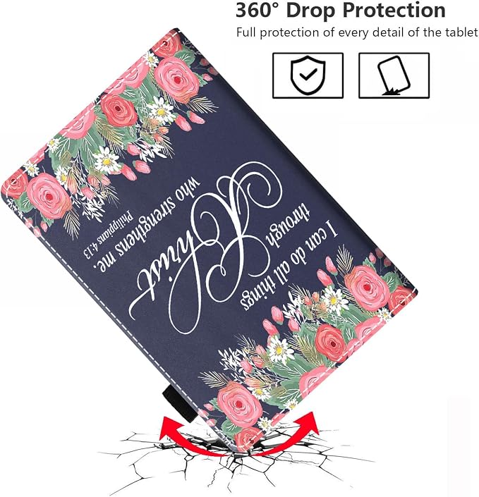 Case for Amazon Kindle Fire 7 Tablet (9th/7th Generation 2019/2017 Release 7 Display) with Card Slot &amp Auto Sleep/Wake - Slim Folding Stand Folio Cover - African Women