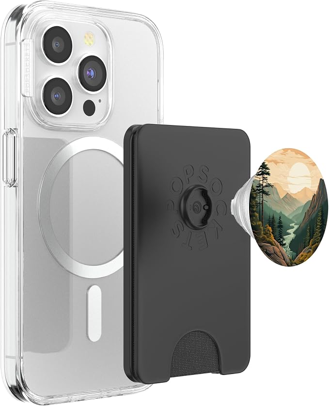 Mountains Wilderness Forest Hiking Pine Tree Nature PopSockets Adhesive PopGrip