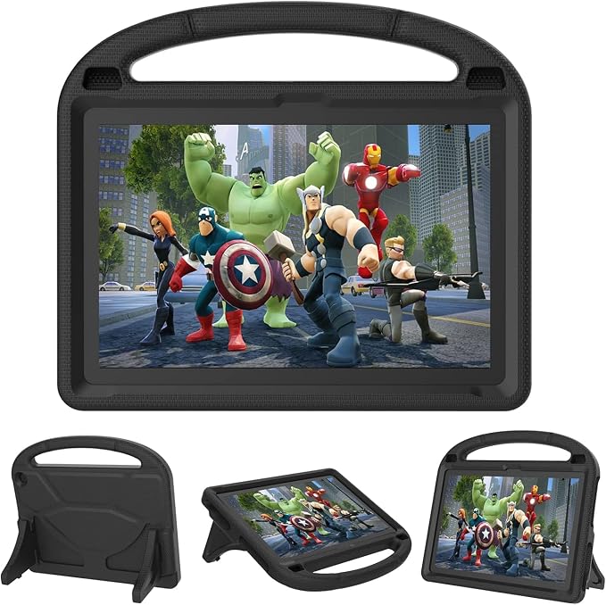 Kids Case for New 10-inch Tablet 2023 Lightweight Shockproof Kids Friendly Full Cover with Handle Kickstand